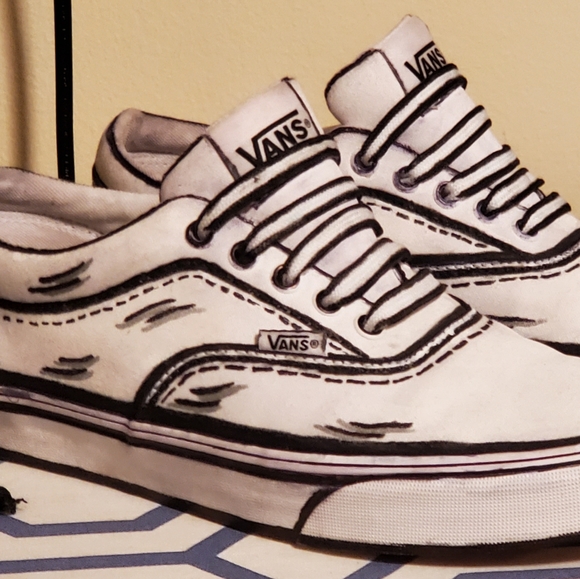 vans cartoon sneakers